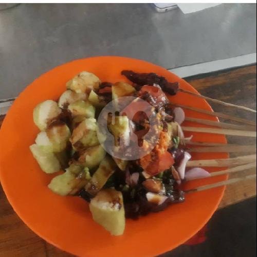 Sate Kambing Campur Lemak + Nasi menu Warung Sate Bu Ida