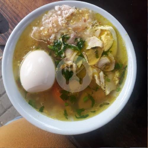 Soto Ayam Nasi Campur+Telor menu Soto Lamongan Cak Dhi, Harapan Indah
