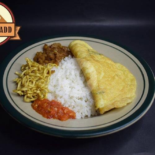 Nasi Telor menu Warkop ADD, Jatinangor