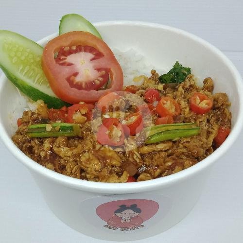 Nasi Gila Topping Baso, Telor menu Our Bento, Karyarasa