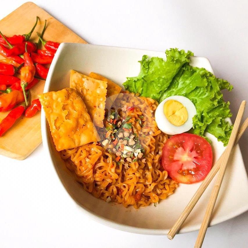 Mie Set-an Original menu Mie Setan Cijerah, Melong