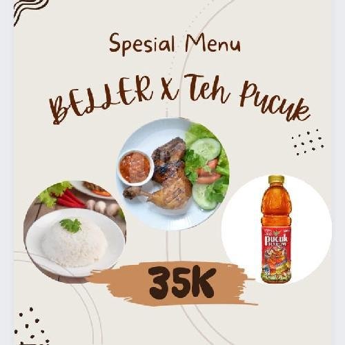 Beller X Teh Pucuk/Bonteh menu Ayam Bakar Beller, Sunter Agung