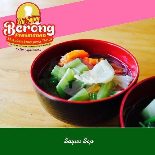 Sayur Asem menu Berong Prasmanan Bu Syam, Gayungan
