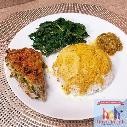 Paket Nasi Babat menu Rumah Makan Padang Nusa Indah, Dau