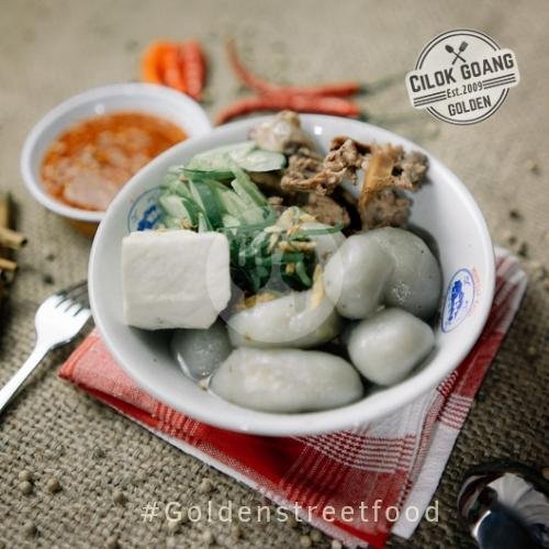 Cilok kemasan menu Cilok Goang Golden, BKR