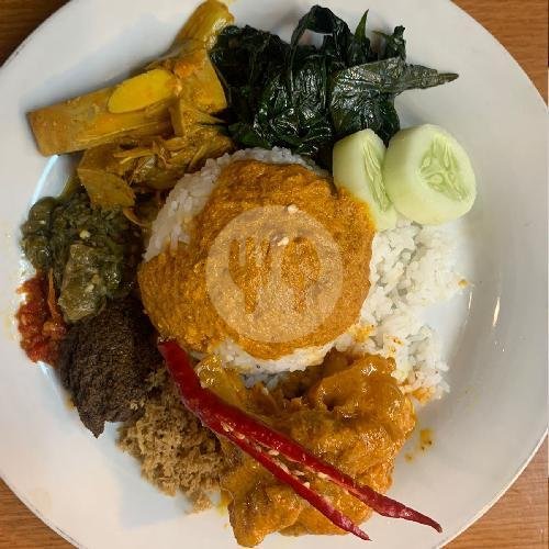 Nasi Rendangg menu RM. Simpang Raya Bandung, Jln Dalem Kaum No 60