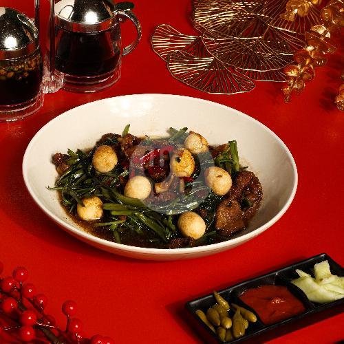 Sapi Lada Hitam menu Sinar Mandala Restoran, Wolter Monginsidi