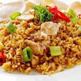 Nasi Goreng telor+Baso menu Nasi Goreng Laris Jaya, Kebon Jeruk