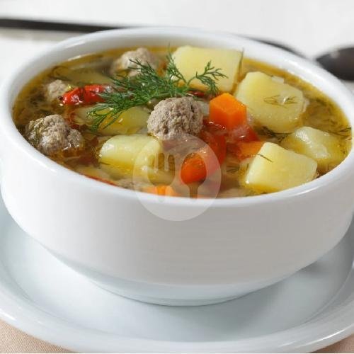 Sop Bakso menu Ayam Goreng Gepuk, Sop, Soto Pawon Itoci, Sekeloa