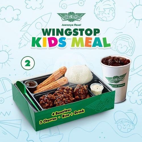 Kids Meal 3 menu Wingstop, Cirebon Super Blok