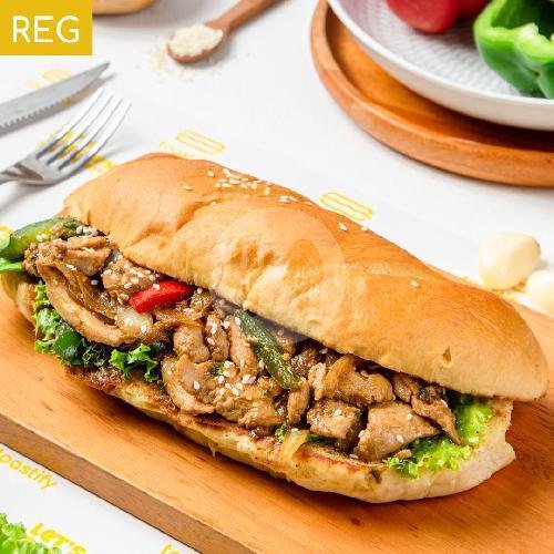 REG Beef Barbeque Original menu Toastify Sandwich, Bandung Wetan