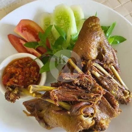 Nasi Uduk Bebek Bakar Bumbu menu Nasi Uduk Ayam Tulang Lunak Pak Eddy, Kebon Sirih Timur