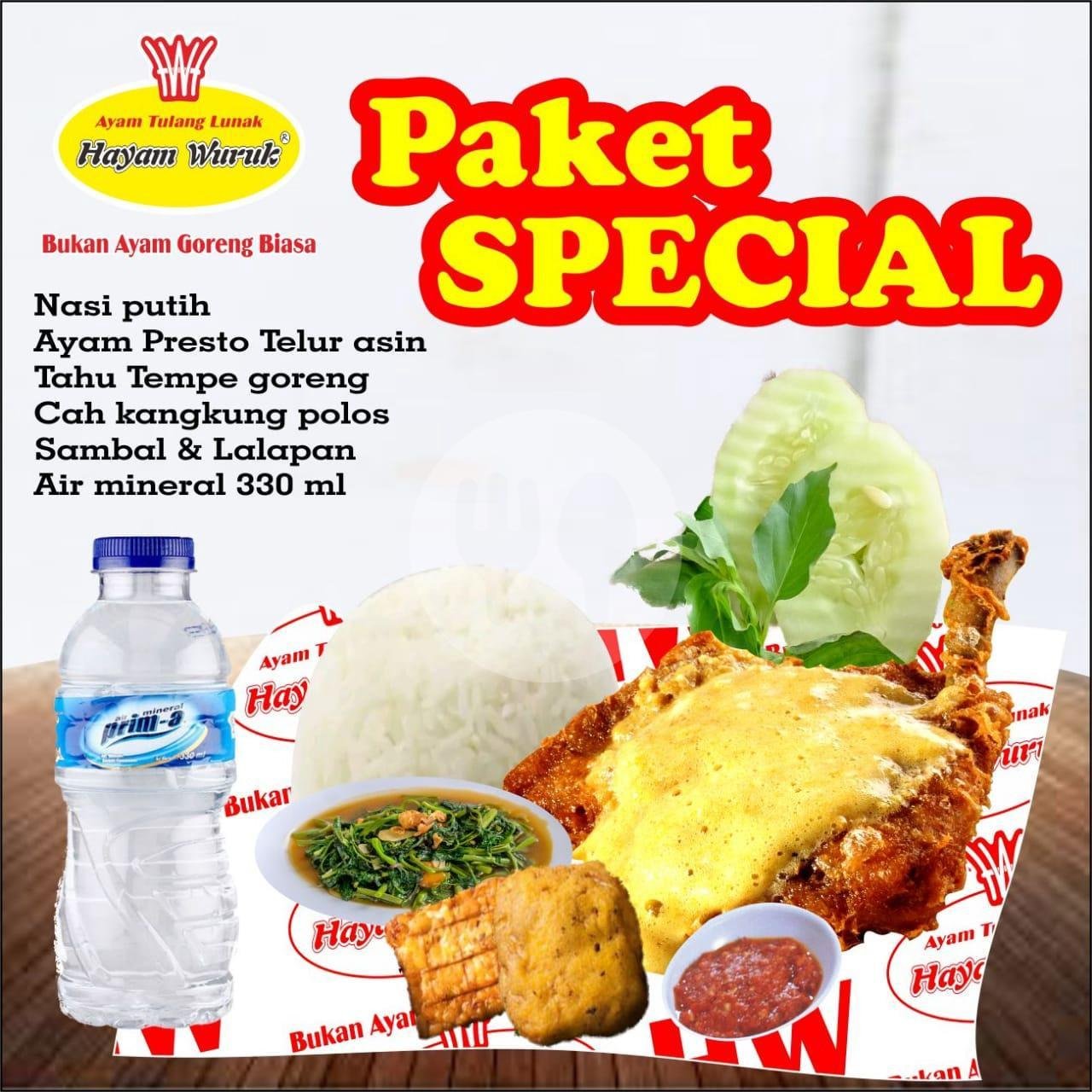 Paket Special menu Ayam Tulang Lunak Hayam Wuruk, Plaza Ambarrukmo