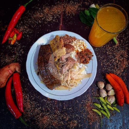 Nasi Rawon menu Nasi Bhuk Sholawat Hj. Saudah
