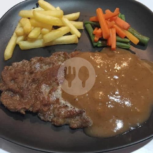 Steak Api Single Mashroom menu Steak Api (Ayam Olahan rasa Sapi), Bojong Koneng