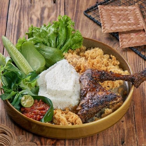 Nasi Ayam Bakar Kremes menu Roemah Kraton, Tebet