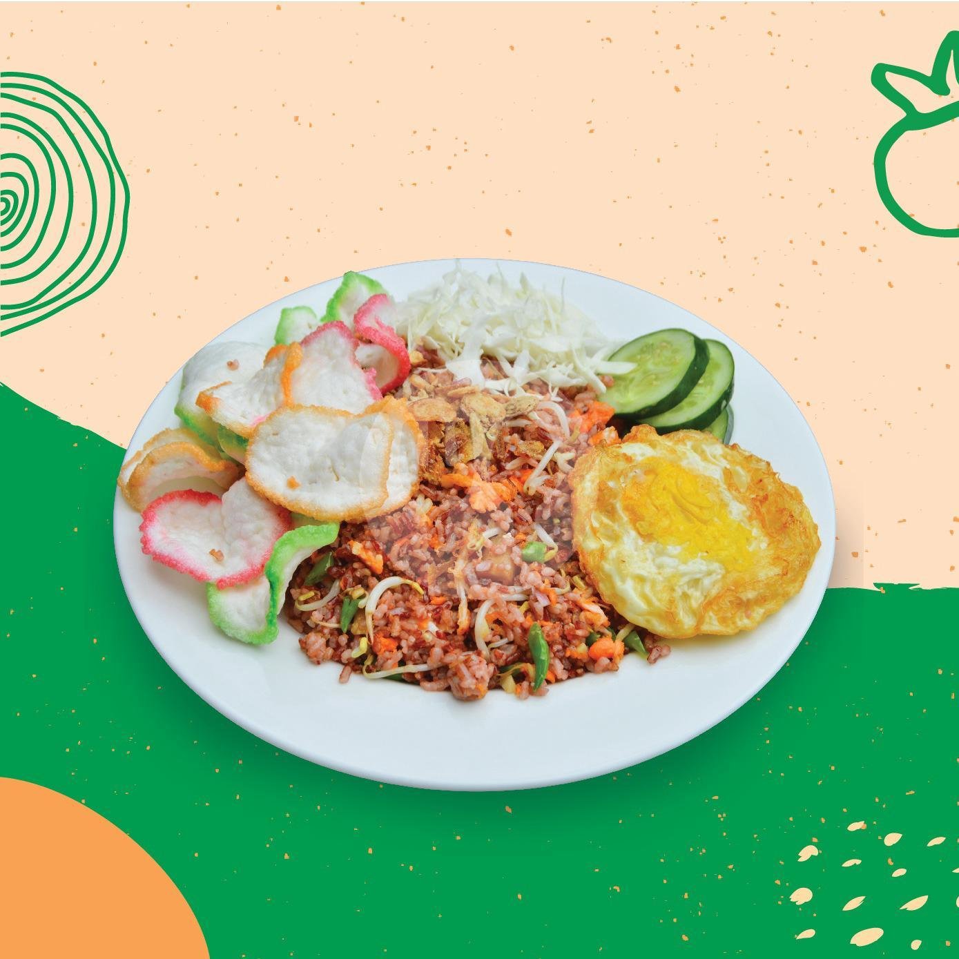 Mie Tek-Tek Pure Vegetarian menu Kafe Betawi, Central Park
