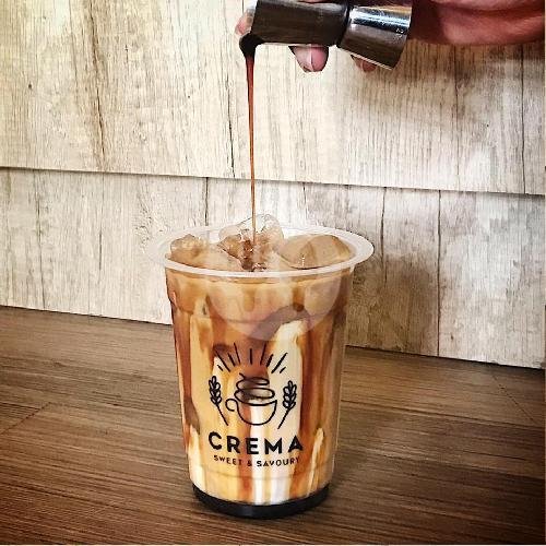 Creamy Mushroom Tart menu Crema Sweet & Savoury, Angkur