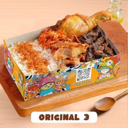Bumbu Rempah 1 + Es Teh menu Nasi Kulit Syuurga, Griya Shanta
