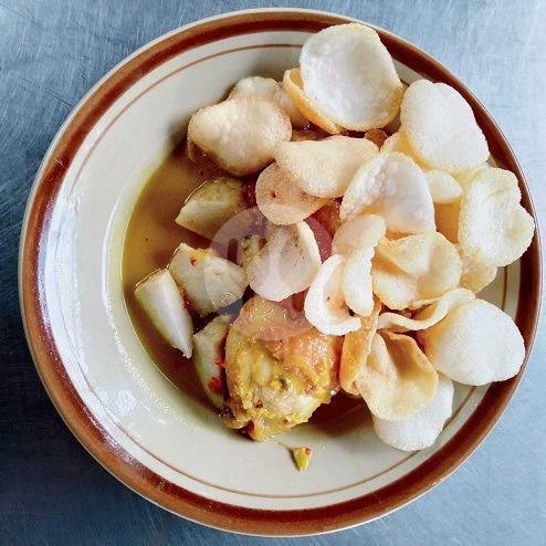 Emping Kecil menu Soto dan Mie Ayam Jenk Yat, Gondokusuman