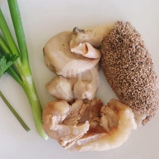 Krupuk menu Bakso Kota Cak Man, Ngaliyan