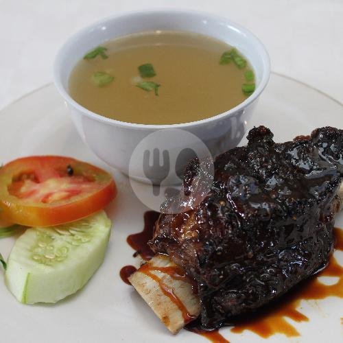 Ca Kangkung menu Iga Bakar Ngawula, Semarang Barat