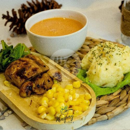 Oatbread Chicken Salad menu Kenyang, Cijawura