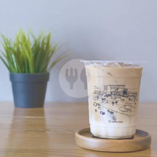 Ice Pandan Latte (Large) menu Kopi Koffie Haus, Hayam Wuruk