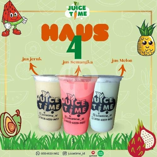Si Salad (L) menu Juice Time, Gresik