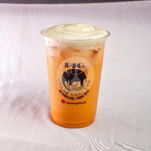 Thai Green Tea Ice Medium menu Big Chang Thai Tea, Jetis