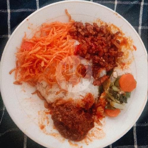Nasi Rames WKB 4 menu Warteg Kharisma Bahari, Kertabumi, Karawang