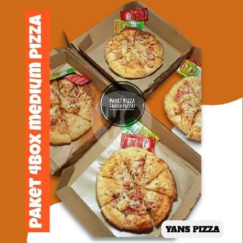 2 Pizza Large BEEF+SOSIS menu Yans Pizza, UNS