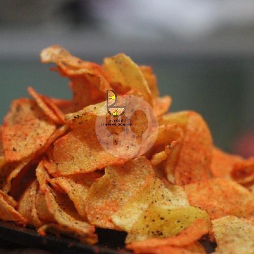 Keripik Kentang Kemasan Toples menu Butang Kentang Goreng, Arya Kemuning